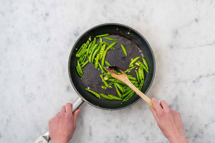 Cook the Sugarsnaps