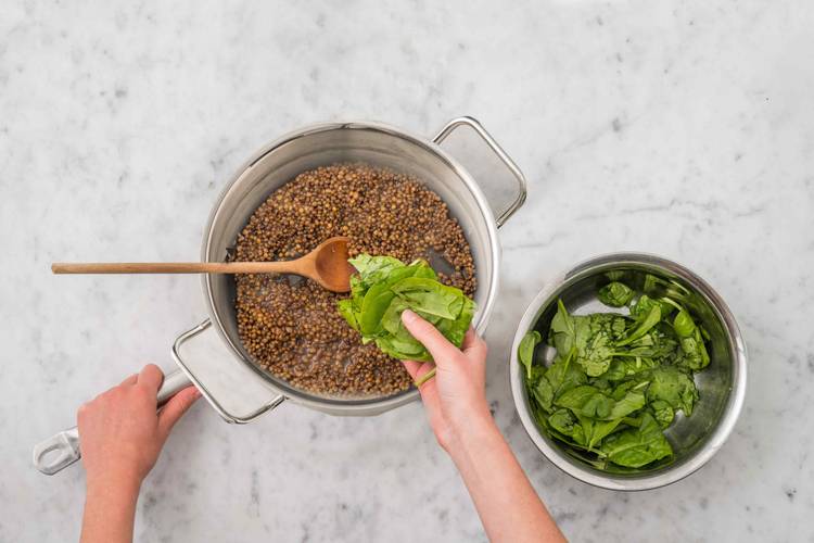 Add the Spinach