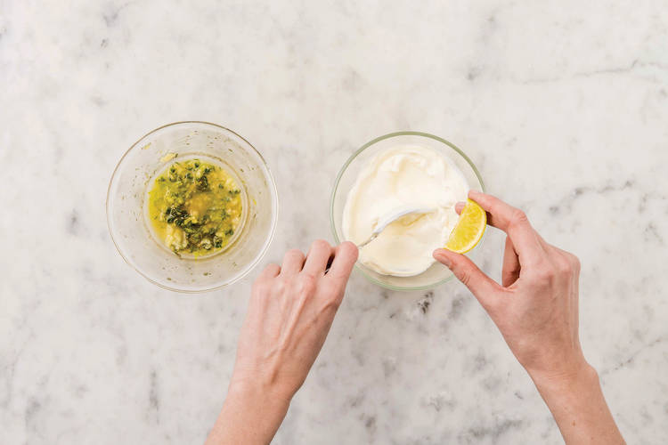 MAKE THE GLAZE & YOGHURT