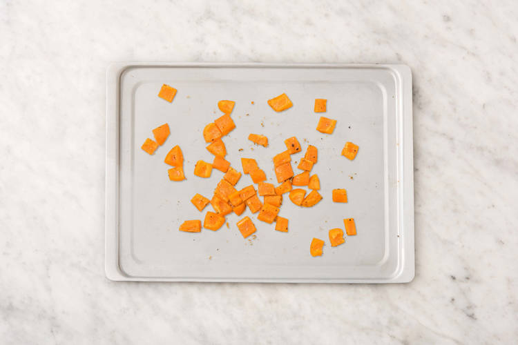 Préparer et faire rôtir les légumes