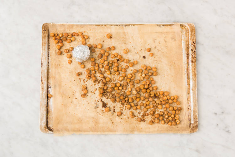 ROAST CHICKPEAS AND GARLIC