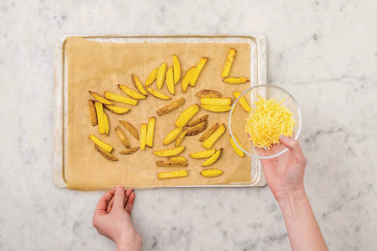 Bake the fries