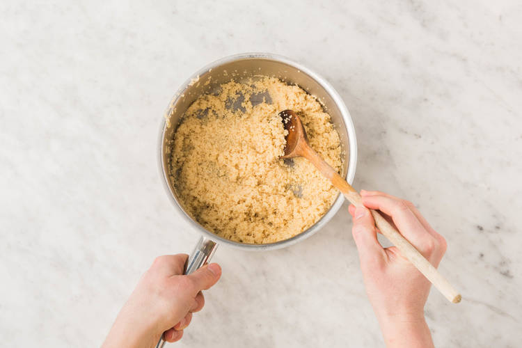 Cook the couscous