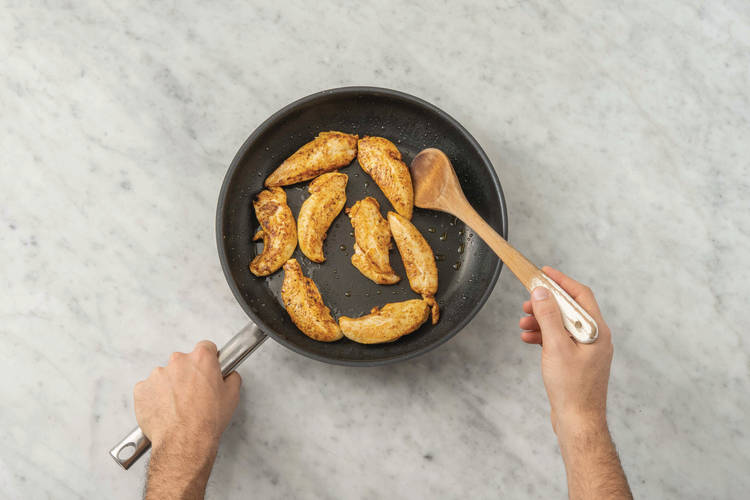 Cook the chicken