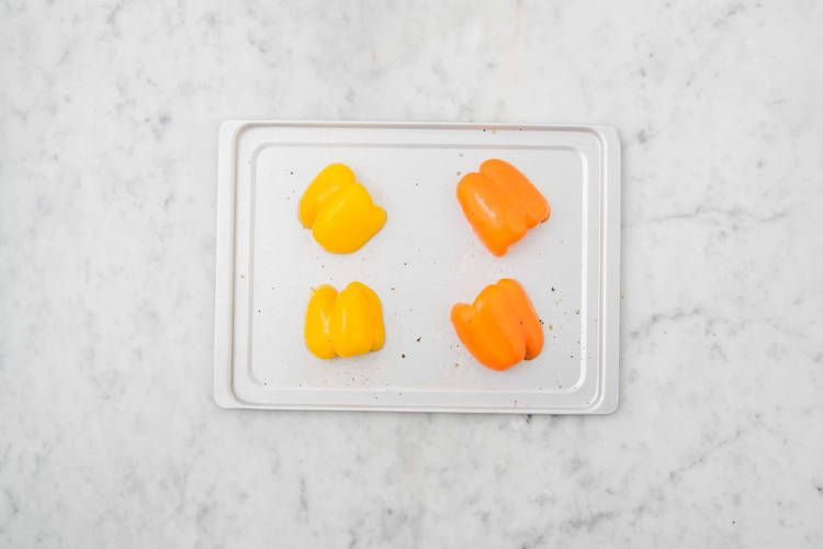 Broil peppers