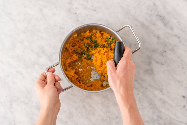 Préparer la purée