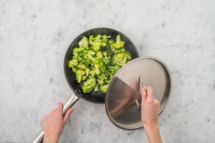 Steam the broccoli