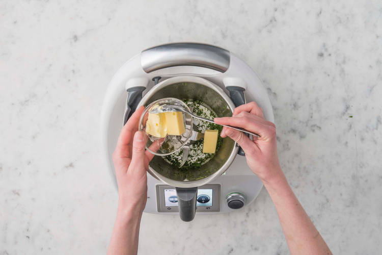 Käsebutter & Senf-Dill-Dip