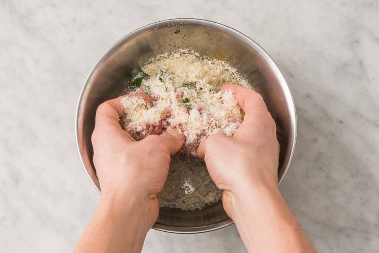 Préparer les boulettes