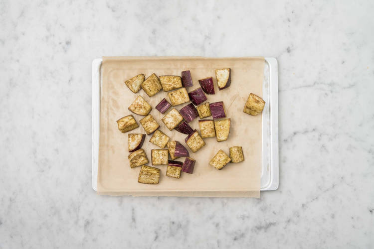 Bag aubergine