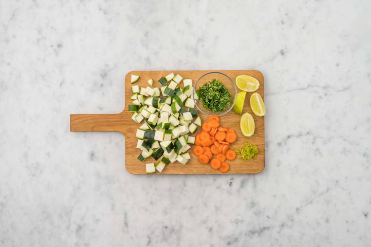Prep the veggies