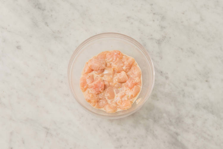 Hähnchen marinieren