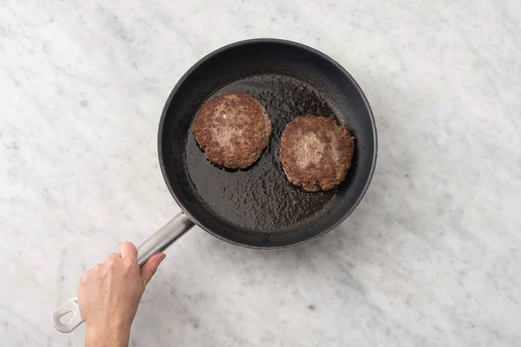 Cook the patties