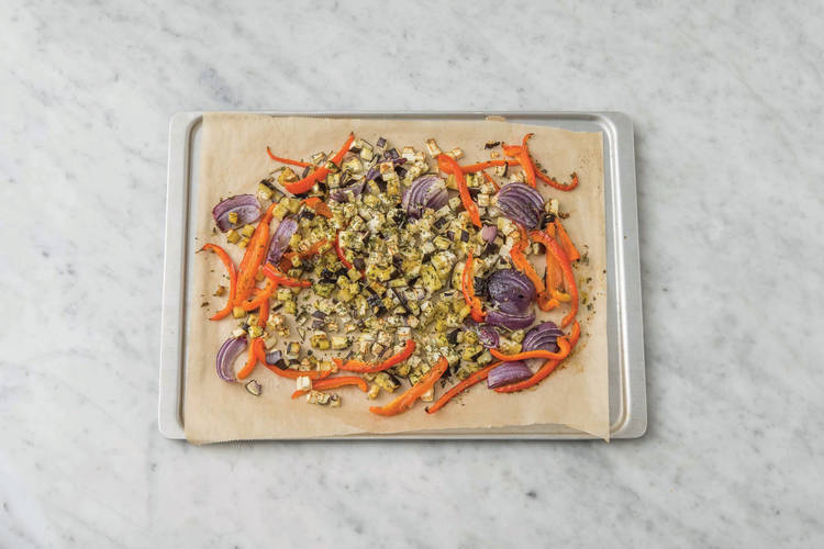 Roast the veggies