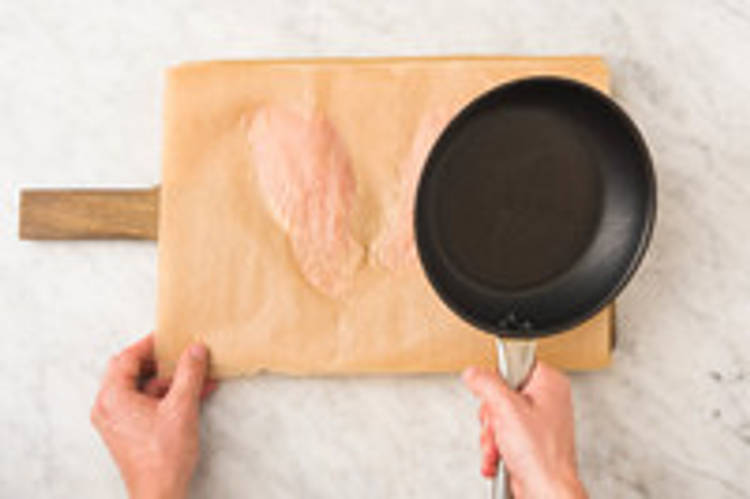 Préparer le poulet