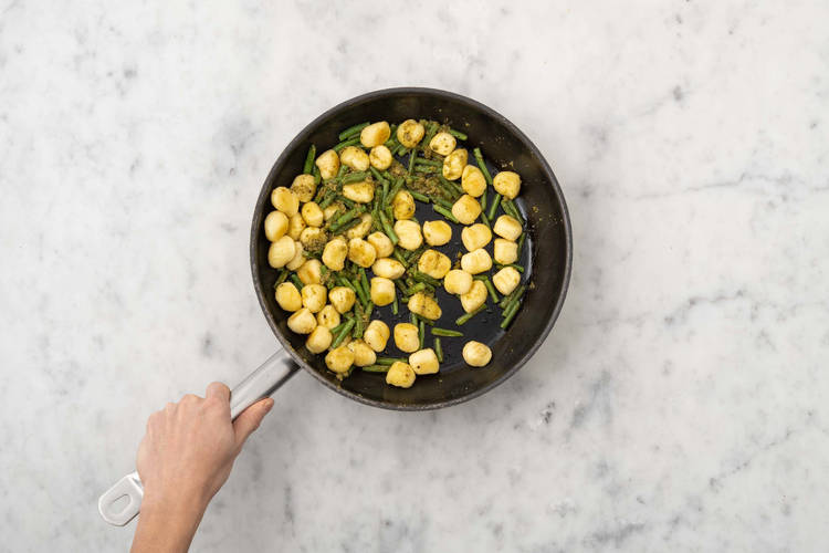 Terminer les gnocchis