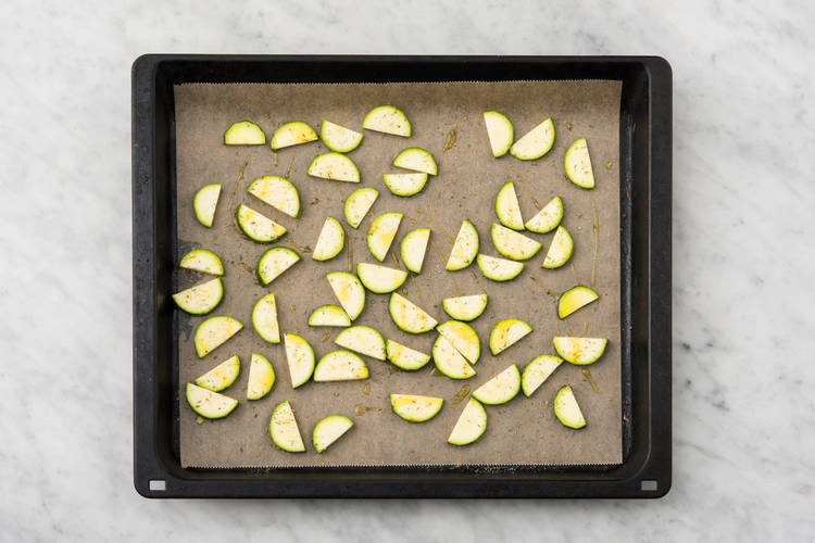 Rôtir la courgette