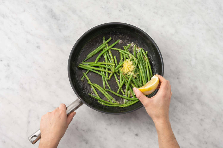 Préparer les haricots verts