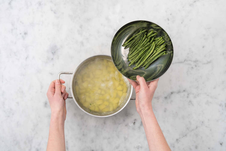 Cook Potatoes and Beans