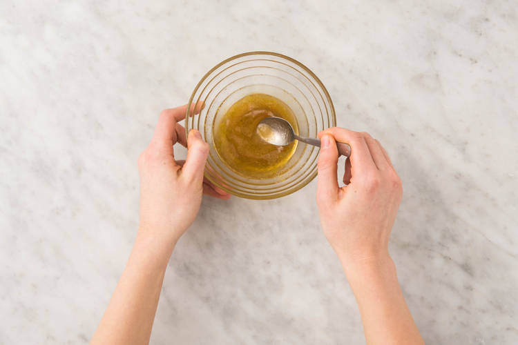 Préparer la vinaigrette