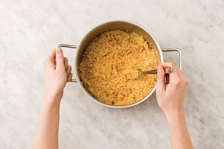 Cook the couscous