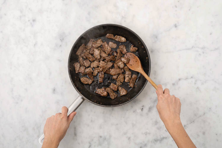 Cook the beef