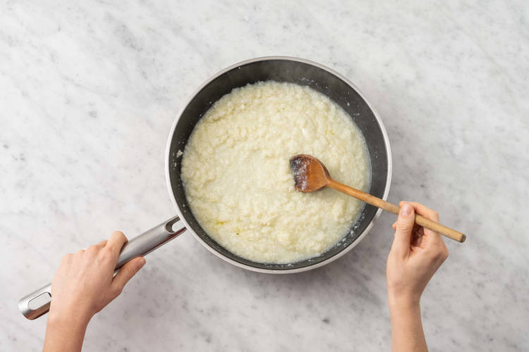 Cuire le riz de chou-fleur