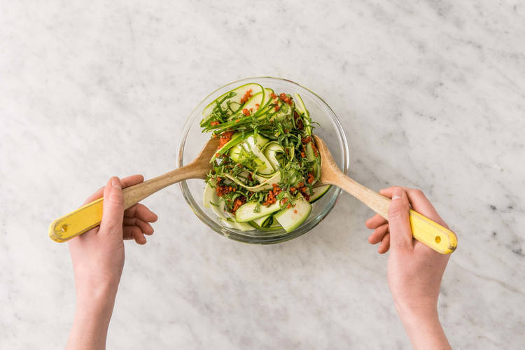 Salade maken