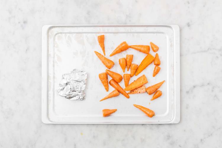 Roast the carrots