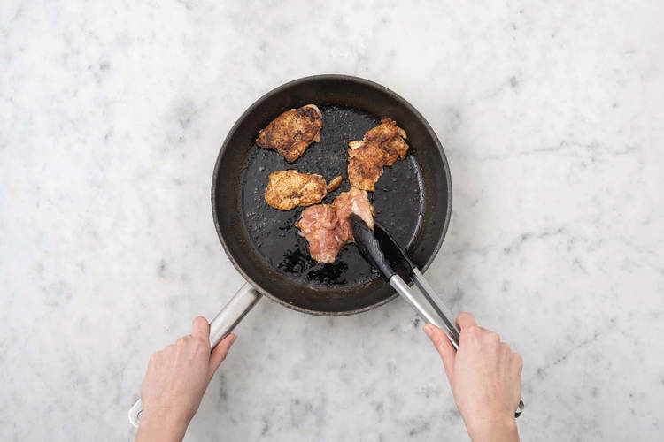 Cook the chicken