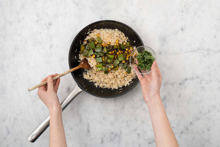 Assemble fajita rice