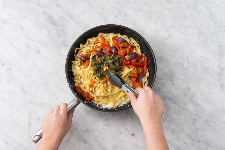 Tillsätt pesto