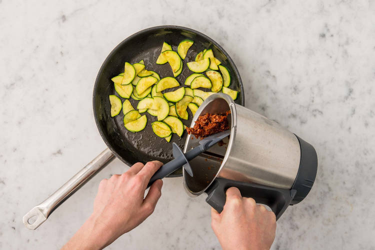 Für die Zucchini