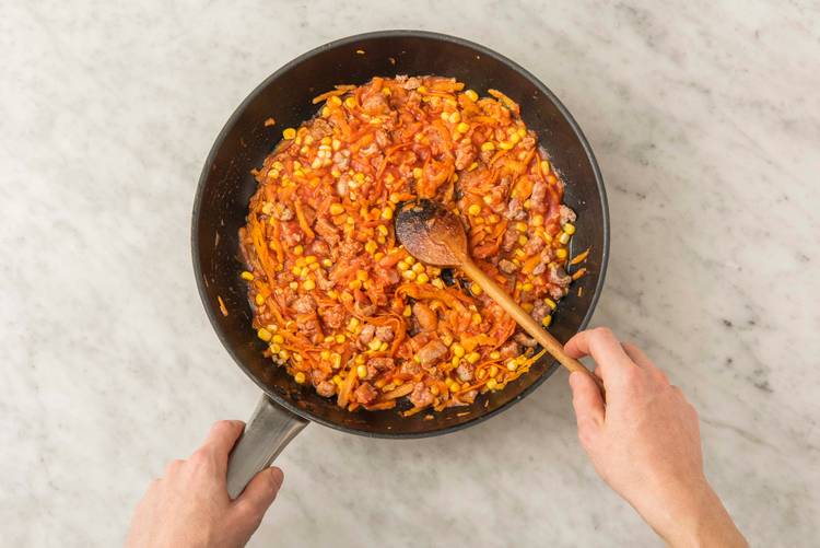 Finish the filling