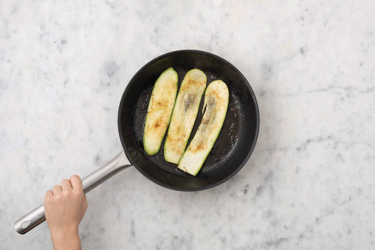 BBQ the zucchini