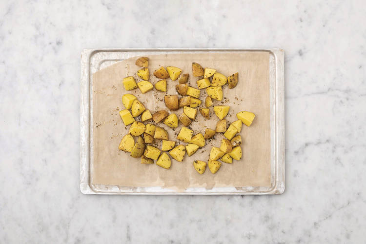 Roast the potatoes