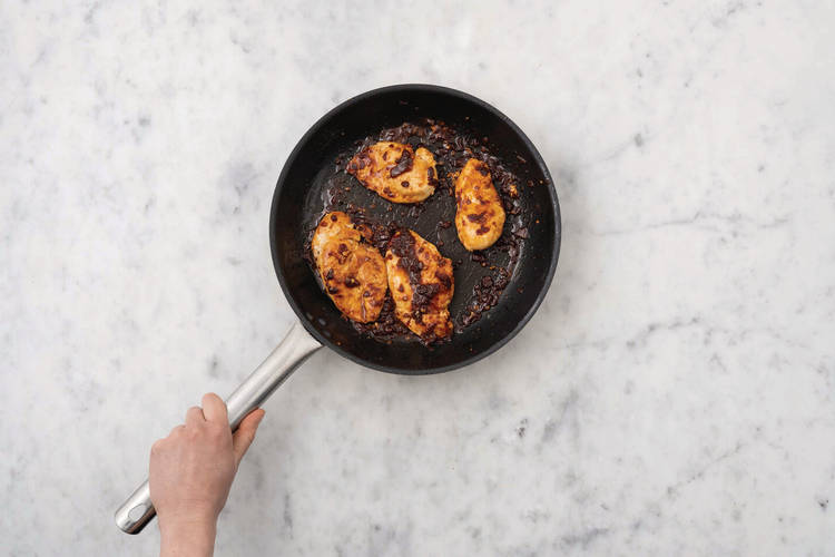 Cook the chicken