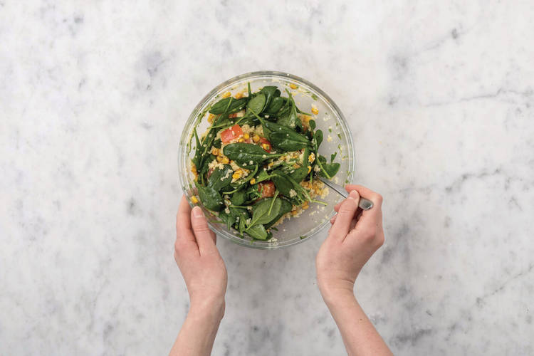 Make the couscous salad