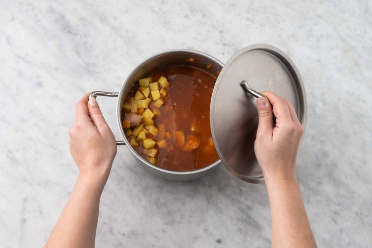 Apprêter le goulash