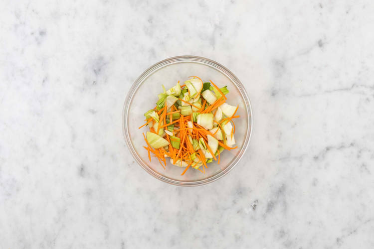 Faire mariner les légumes