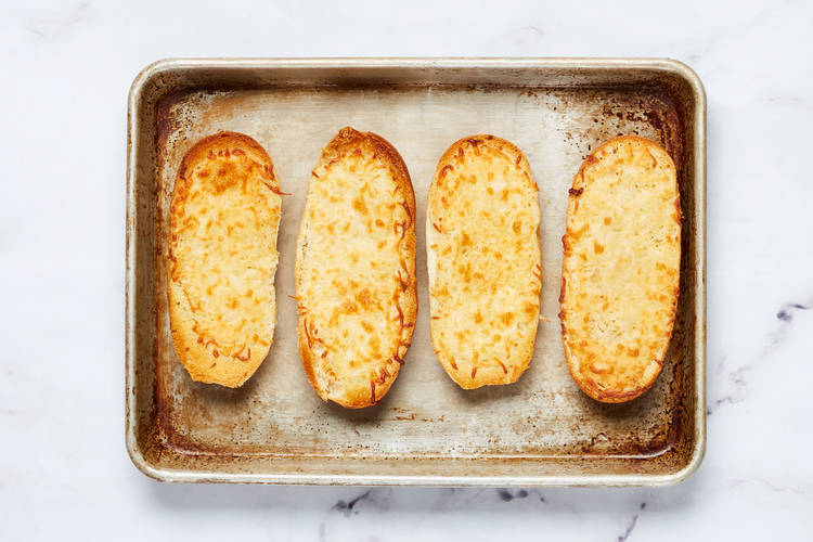 Make Garlic Bread & Sauce
