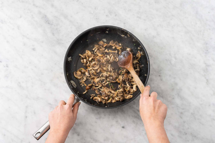 Cuire les champignons