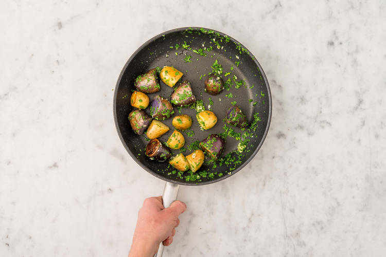 Apprêter les pommes de terre