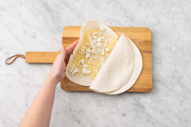 Forbered ostetortillas