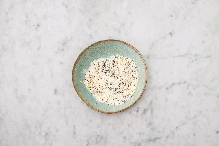 Make the sesame crumb