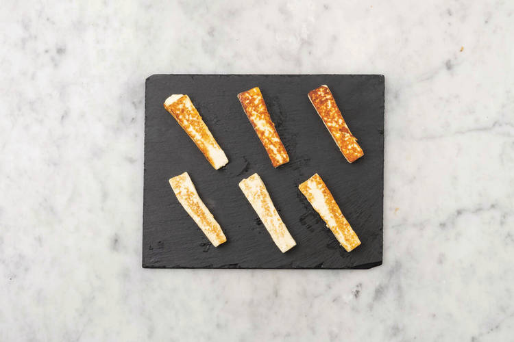 BBQ the haloumi & flatbreads