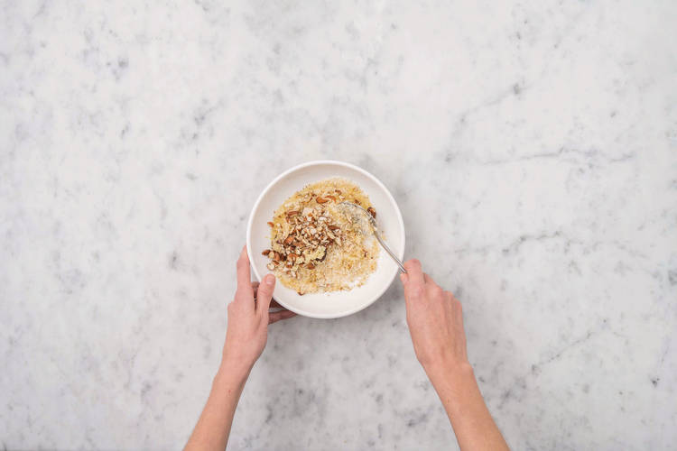 Prep the crumb