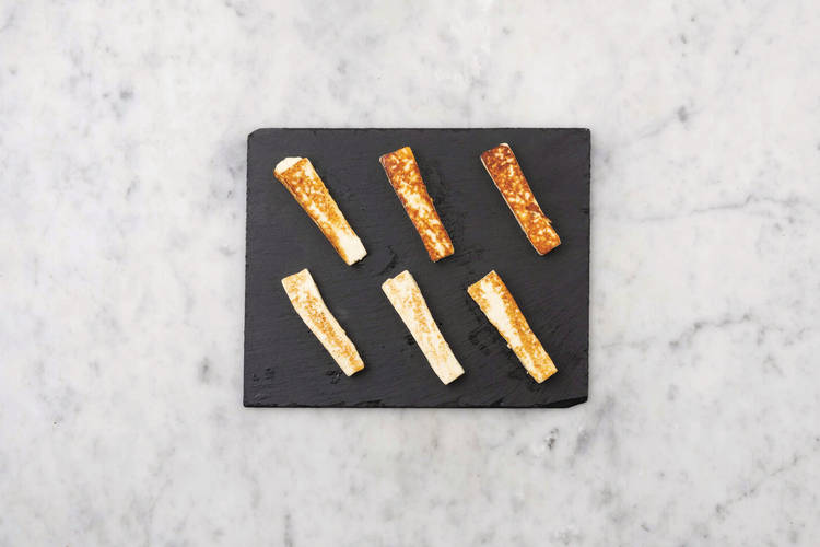 BBQ the haloumi & flatbreads