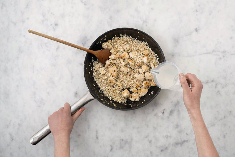 Start the risotto