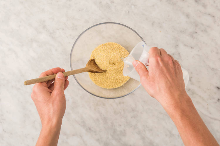 Cook the couscous